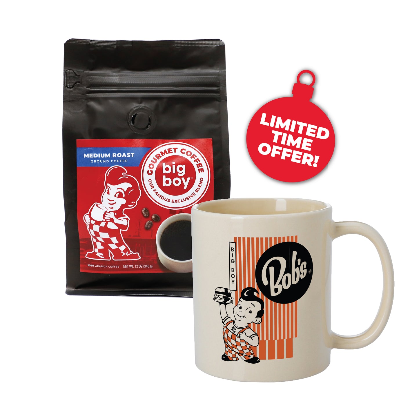 Big Boy Coffee + Bob's Coffee Mug