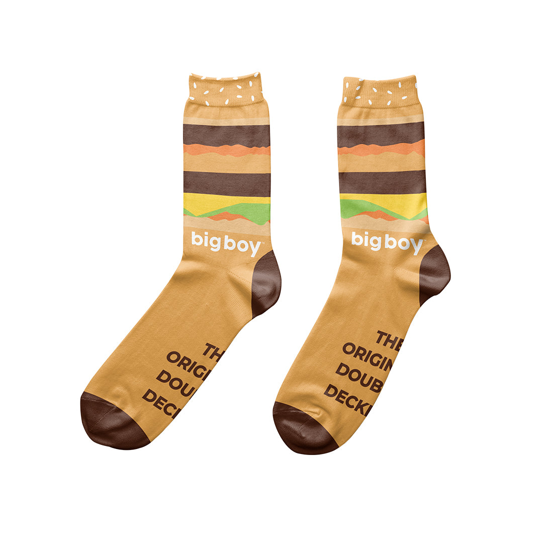 Big Boy Burger Socks