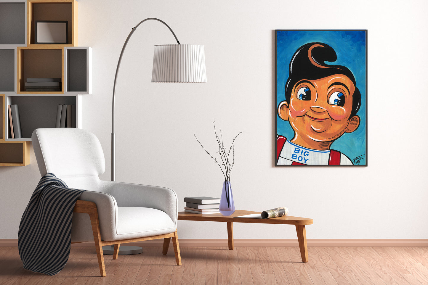 Hand-Painted Big Boy Poster