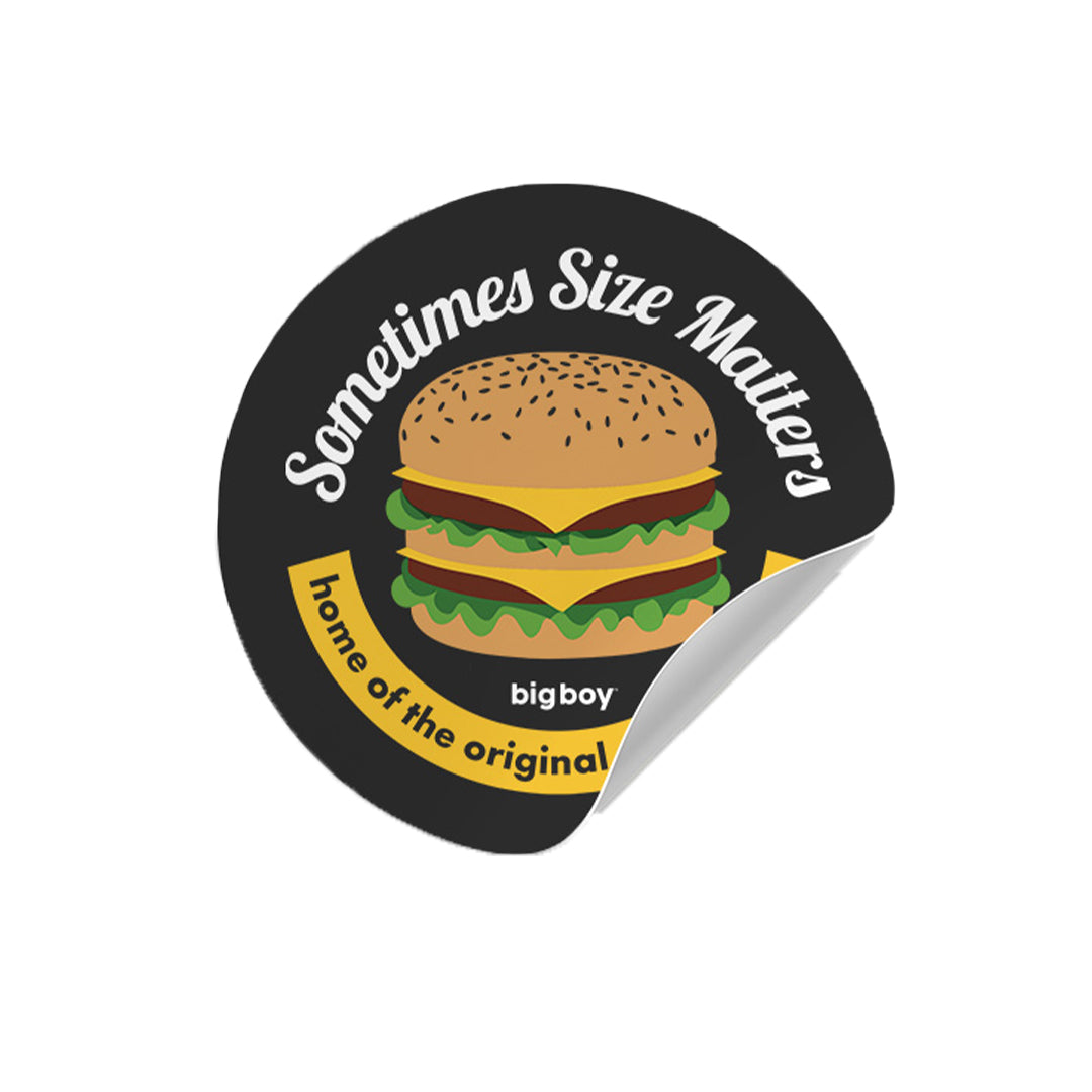 Sometimes Size Matters Sticker