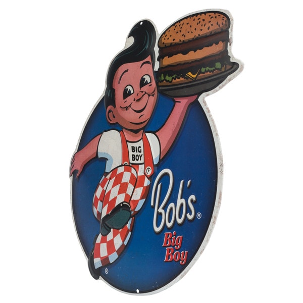 Bob's Big Boy Embossed Metal Sign