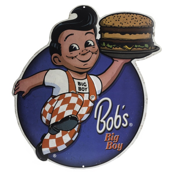 Bob's Big Boy Embossed Metal Sign