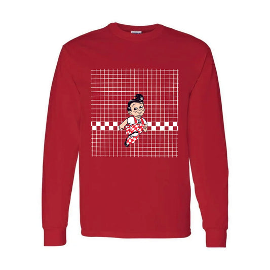 Retro Gridline Long Sleeve