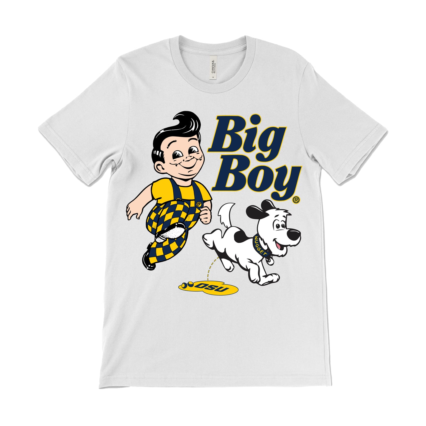 Big Boy and Nugget Michigan Rivalry Tee