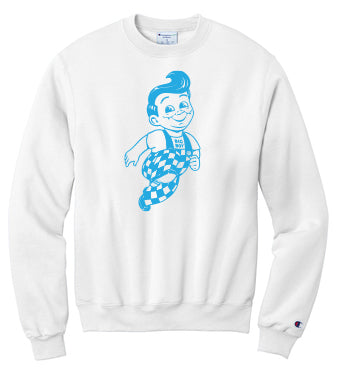 Blue Big Boy Champion Crew Neck